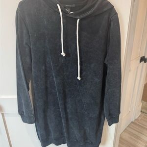 Forever 21 Black Long Sleeve Dress